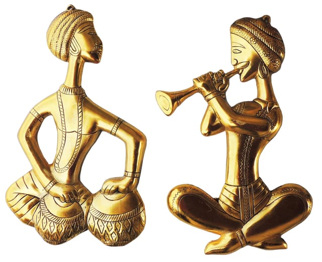 Aluminium Showpiece Musical Set - 14*1*14 inch (AS352 G)