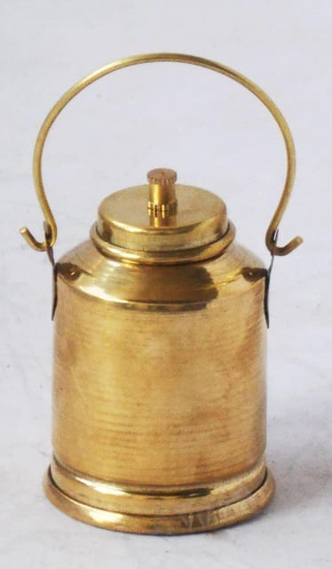 Brass Milk Bucket Miniature Toy For Children Playing - 2*2*4.8 inch (Z343 C)