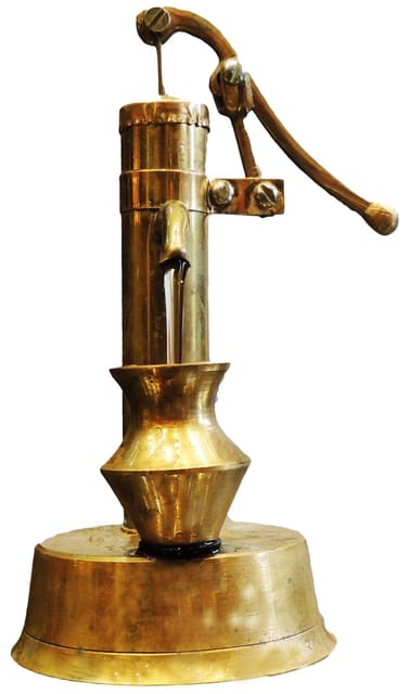 Brass Hand Pump Nal Miniature Tory fo Children Playing In Working Conditions - 3*3*5 inch (F037)