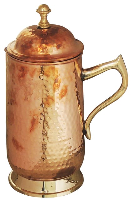 Pure Copper Jug 1.6 Liter - 4*4*11 inch (BC121 B)