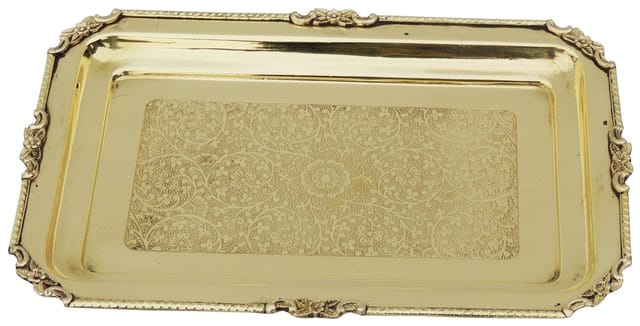 Brass Tray - 12.5*8.5*0.8 inch (Z174 C)