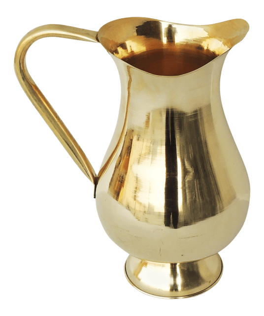 Brass Jug Mughal Design 1.5 Litre - 7.5*5*9 inch (Z196 C)