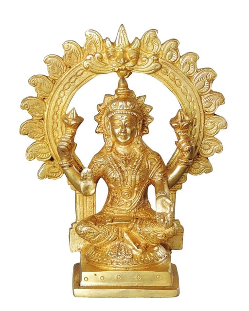 Brass Showpiece Laxmi Ji God Idol Statue - 3*2.5*7 inch (BS1037 L)