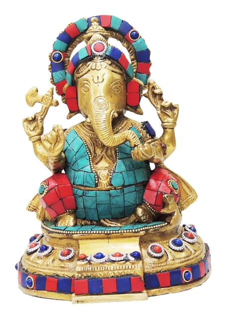 Ganeshji Stone-5.5*4.5*7.5 Inches (BS747 G)