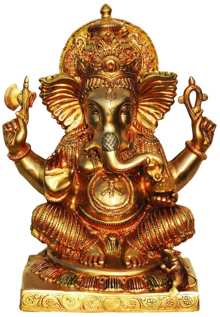 Ganeshji with BAse-14*8*18 Inches (BS492 B)