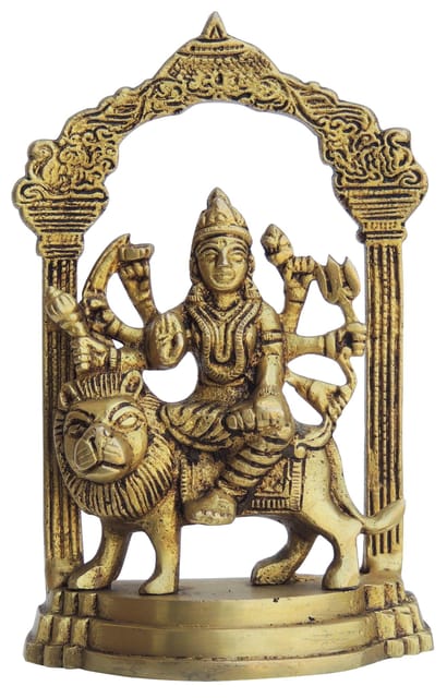 Brass Durga Ji God statue idol - 3.5*1.6*5.5 Inch (BS1044 F)