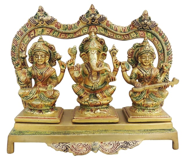 Brass Showpiece LGS God Idol Statue - 9.5*3.5*9 Inch (BS1247 E)