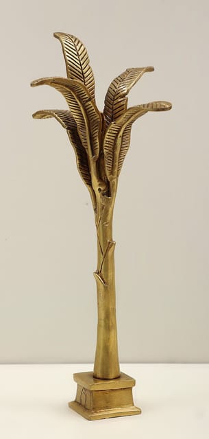 Brass Table Decor Showpiece Banana Tree - 5.2*5.2*11.5 Inch (BS1344 A)