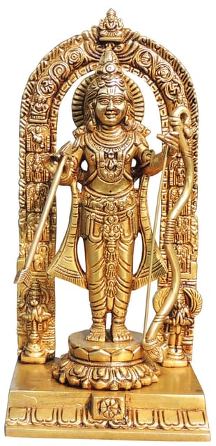 Brass Showpiece Ramlala God Idol Statue - 4.5*3.5*9.5 Inch (BS1717 H)