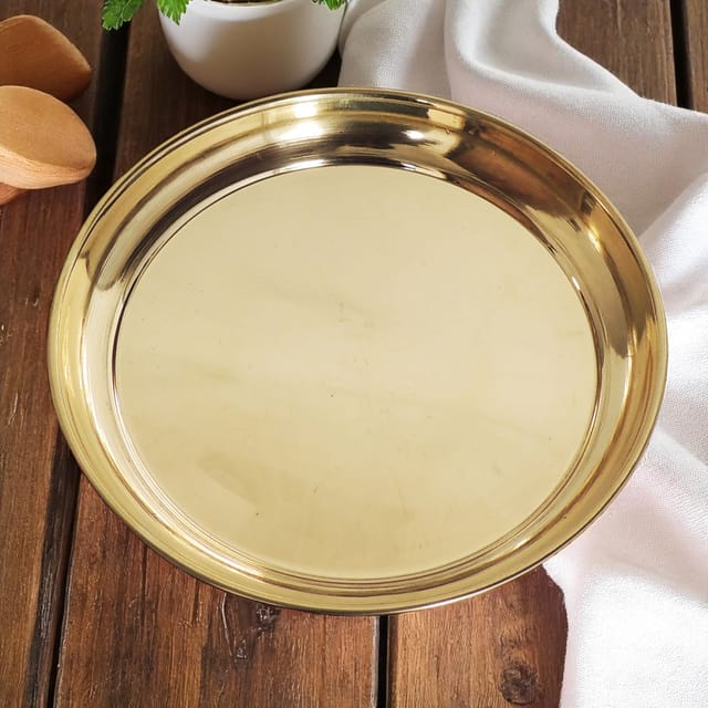 Brass Plain Plate No. 7- 7.2*7.2*1 inch (Z494 G)