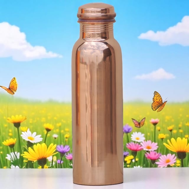 Copper Bottle Plain - 3.2*3.2*10.5 inch (BC079 A)