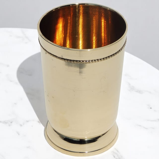 Pure Brass High Quality Glass - 2.7*3.5*4.3 inch (BC114 B)