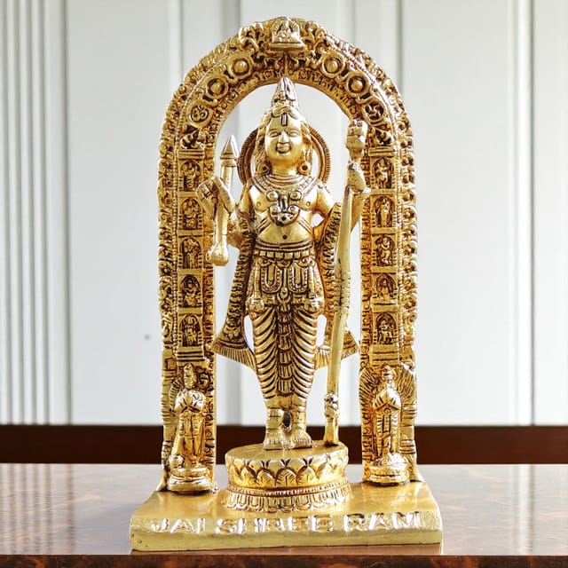 Brass Showpiece Ramlala God Idol Statue - 4*2.5*7 Inch (BS1717 E)