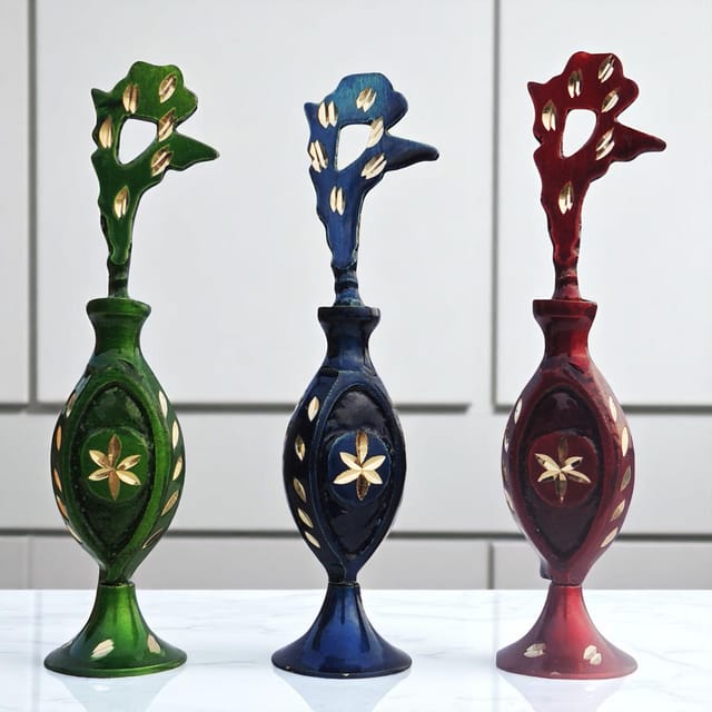 Brass Showpiece & Usable Surmedani - 1*1*4.5 Inch (Z558 D)