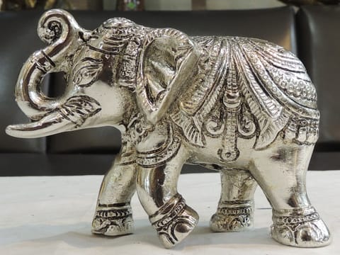 Aluminium Showpiece Elephant - 5*2*3.5 Inch (AS503 S)
