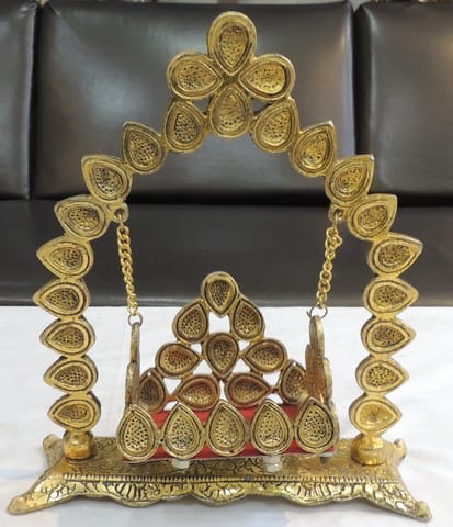 Aluminium Showpiece Jhula - 7*3*9.2 Inch (AS426 Q)