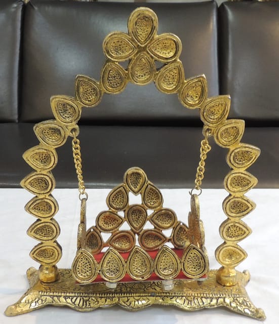 Aluminium Showpiece Jhula - 7*3*9.2 Inch (AS426 Q)