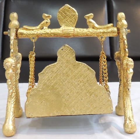 Aluminium Showpiece Jhula - 6.5*4*6.5 Inch (AS258 M)