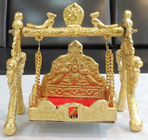 Aluminium Showpiece Jhula - 6.5*4*6.5 Inch (AS258 M)