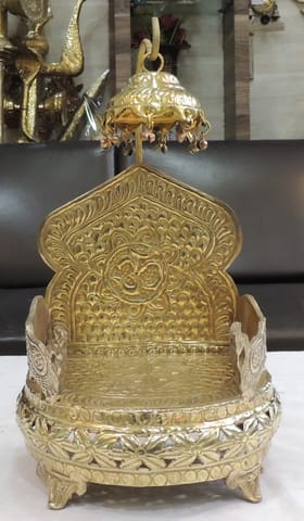 Brass Shinghasan - 8.5*6.3*14.3 Inch (Z131 D)