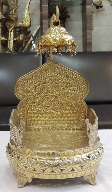 Brass Shinghasan - 8.5*6.3*14.3 Inch (Z131 D)