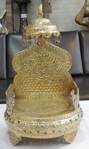 Brass Shinghasan - 9.3*7.2*17.5 Inch (Z131 E)