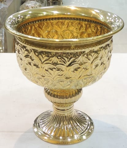 Brass Decorative Bowl With Stand - 5.5*5.5*6.5 Inch (AT073 C)