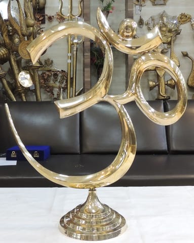 Brass Home Decor Standing Om - 20*7.5*24 Inch (F785 O)