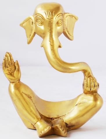 Brass Showpiece Ganesh Ji Invisible Statue - 5.4*3.5*8 Inch (BS1103 A)
