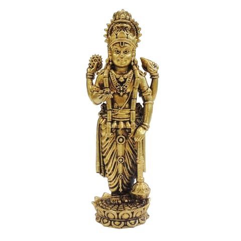 Brass Showpiece Vishnu Ji God Idol Statue - 2*1.5*5 Inch (BS1868 V)