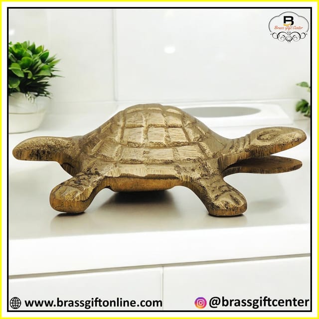Brass Showpiece Tortoise Statue Small  - 3.4*2.4*1 inch (Z184 F)