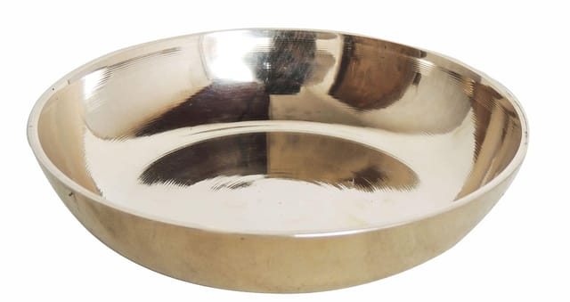 Pure Bronze Katori, Kansa Halwa Bowl - 4*4*1 inch (BC156 A)