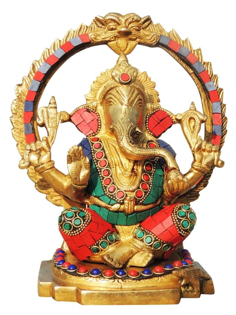 Ganeshji Circle-6.6*3.7*8 Inches (BS1005 G)