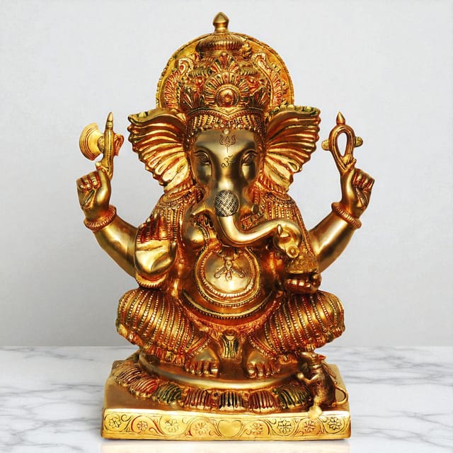 Ganeshji with BAse-14*8*18 Inches (BS492 B)
