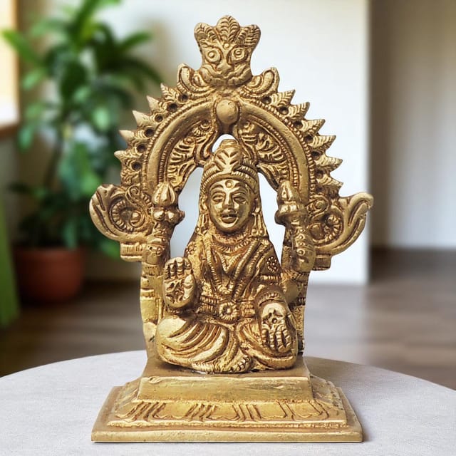 Brass Showpiece Laxmi Ji Statue - 2.7*1.6*3.6 Inch (BS254)