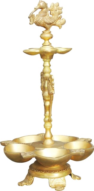 Brass Showpiece Hen (Murga) Deepak7.4*7.4*14 Inch (BS140)