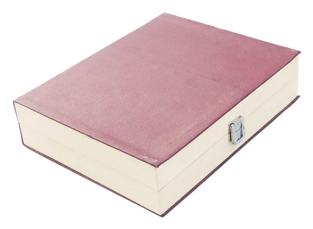 Royal Decorative Wedding Card In Book Style - 11.5*9.5*2.8 Inch (WE002)