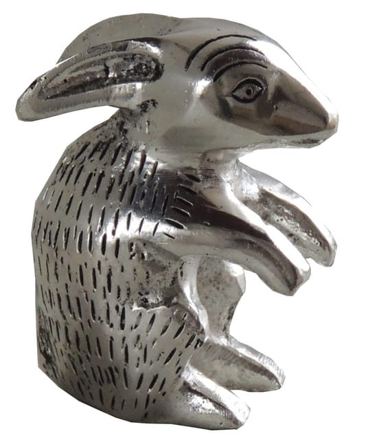 Aluminium Showpiece Rabbit Small Statue - 2.5*1.5*3 Inch (AS144 A)