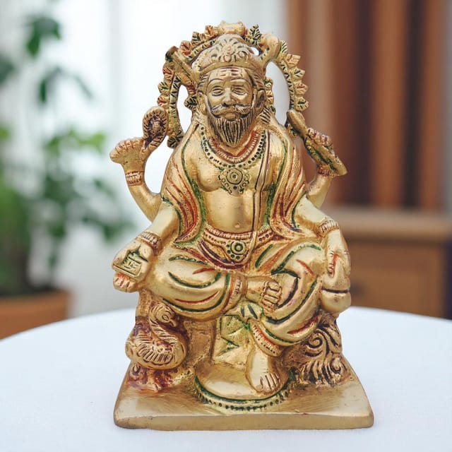 Brass Showpiece Vishwakarma Ji Statue - 4*2.5*6 Inch (BS1251 B)