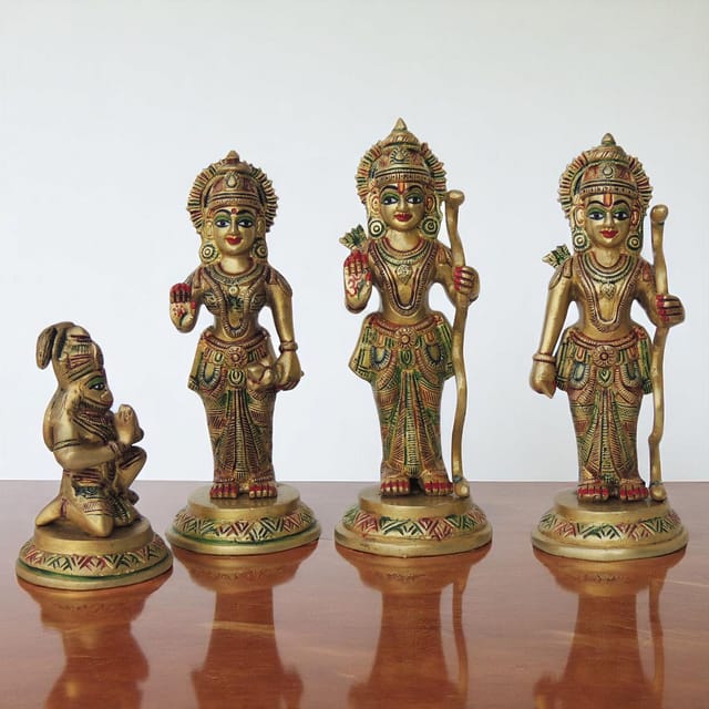 Brass Showpiece Ram Darbar God Idol Statue (BS1380 C)