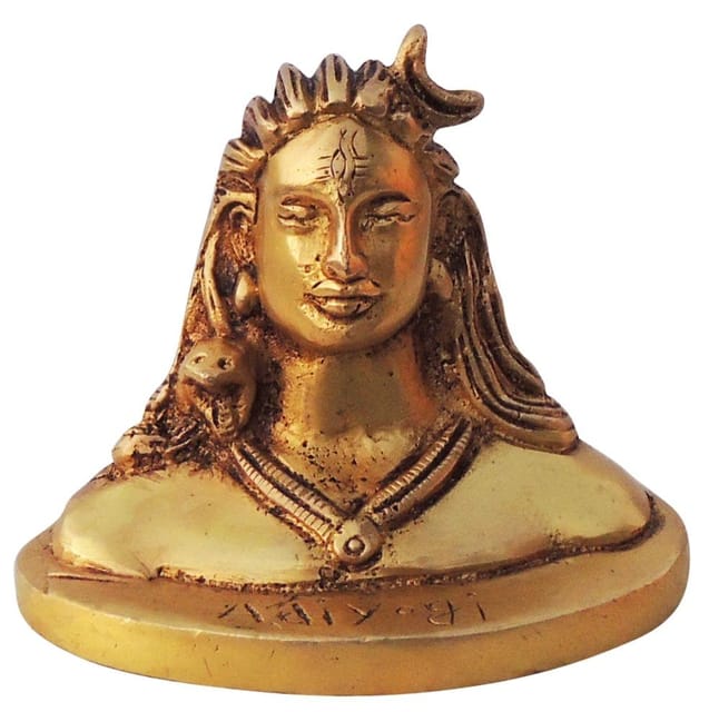 Brass Showpiece Aadiyogi Statue - 3.5*2.1*3 Inch (BS1400 D)