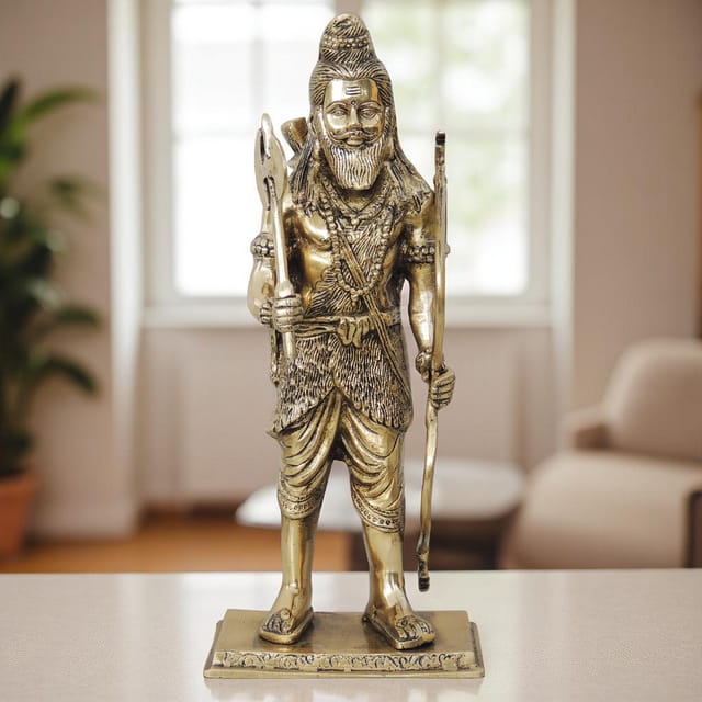 Brass Showpiece Parshuram Ji God Idol Statue - 6*3*13.5 Inch (BS1339 E)