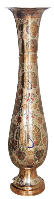 Brass Home & Garden Decorative Flower Pot, Vase - 9.5*34.5*40 Inch (F618 B)