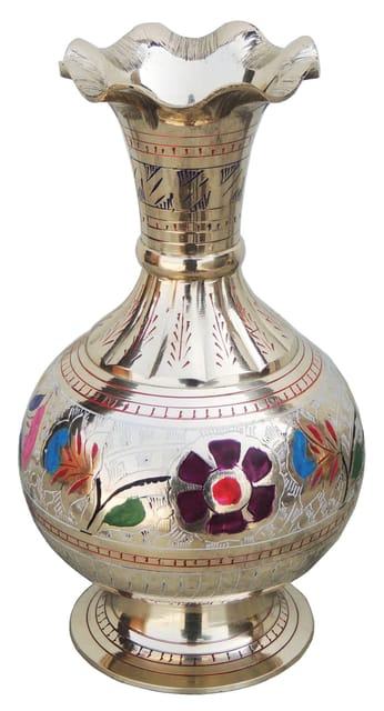 Brass Home & Garden Decorative Flower Pot, Vase - 4.5*6.8*7.8 Inch (F577 A)