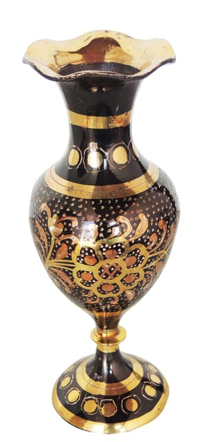 Brass Home & Garden Decorative Flower Pot, Vase - 2.5*6*7.5 Inch (F562 B)