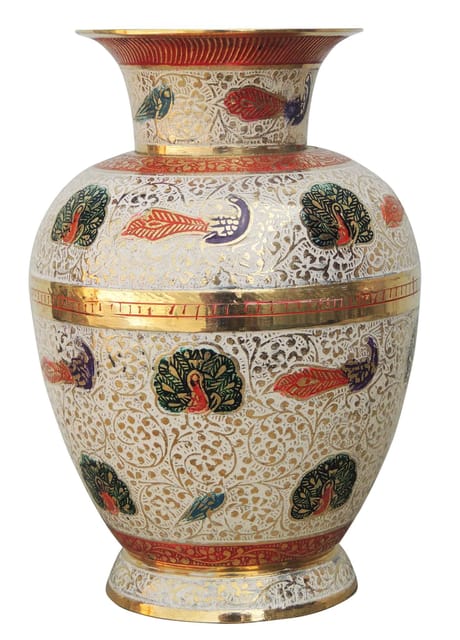 Brass Home & Garden Decorative Flower Pot, Vase - 5*7.5*8 Inch (F452 A)