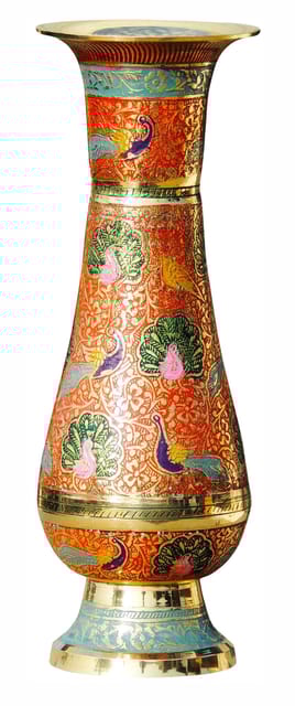 Brass Home & Garden Decorative Flower Pot, Vase - 3.5*9*10 Inch (F339 A)