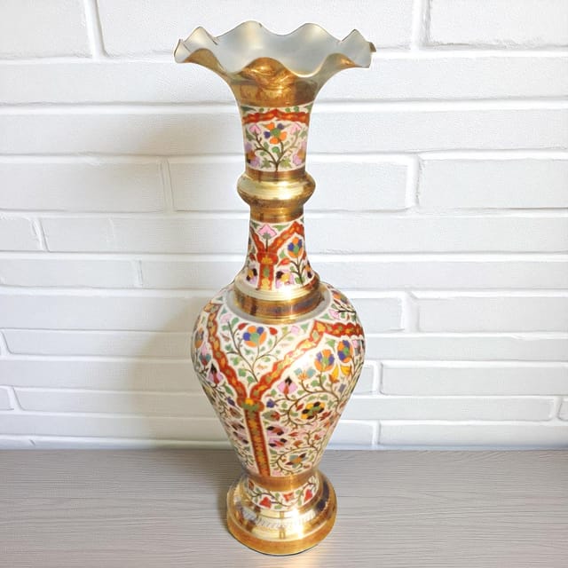Brass Home & Garden Decorative Flower Pot, Vase - 14*14*43.5 Inch (F621 B )