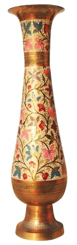 Brass Home & Garden Decorative Flower Pot, Vase - 8*8*29 Inch (F165)