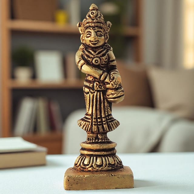 Brass Showpiece Radha Ji God Idol Statue - 1*1*3 Inch (BS1611 R)